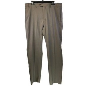 Lauren Ralph Lauren Mens 38WX32L Dark Tan Office Wear Dress Pants